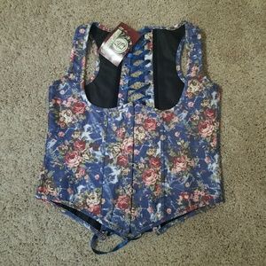 *Moving Sale* Floral corset size 30